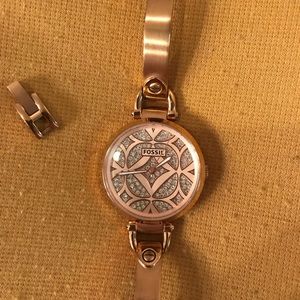 Beautiful Rose Gold Fossil Watch